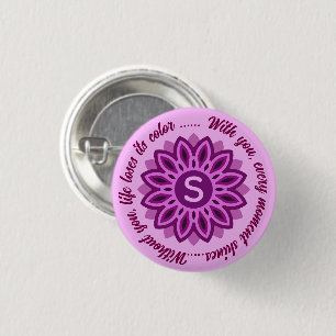 2026 COLORFULL MODERN GIFT DAUGHTER SISTER MOM 3 CM ROUND BADGE