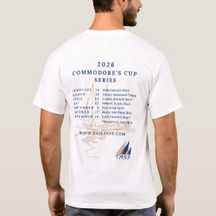 2026 Commodore's Cup Series Schedule T-Shirt