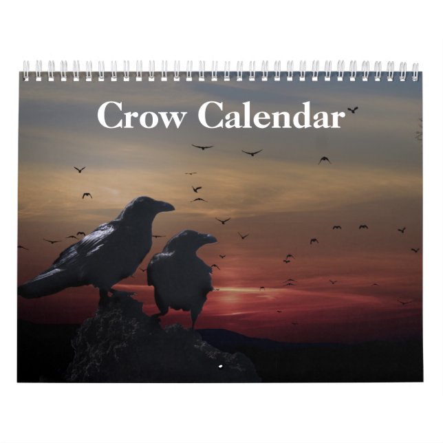 2026 Crow Raven Calendar (Cover)