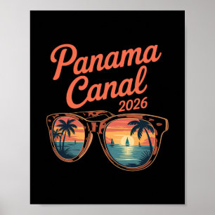 2026 Cruise Panama Canal Family Trip Friends Group Poster