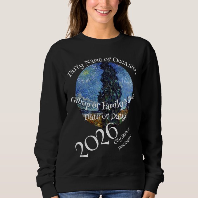 2026 Cruise Ship Vacation Destination Vacation Sweatshirt (Front)