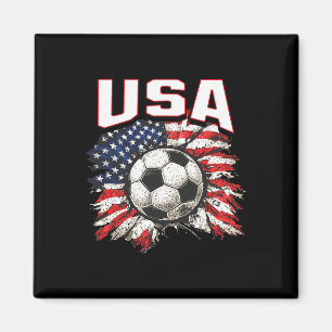2026 Cup Flag Soccer Pride Fun Family Usa Magnet