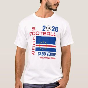 2026 Custom Cabo Verde Football CAPE VERDE SOCCER T-Shirt