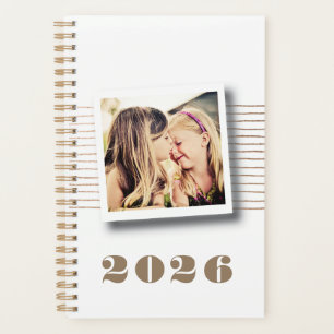 2026 Custom Personalized Photo Diary Planner