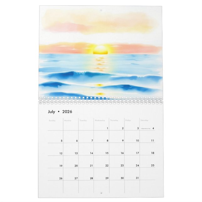 2026 Custom Photo Calendar (Jul 2026)