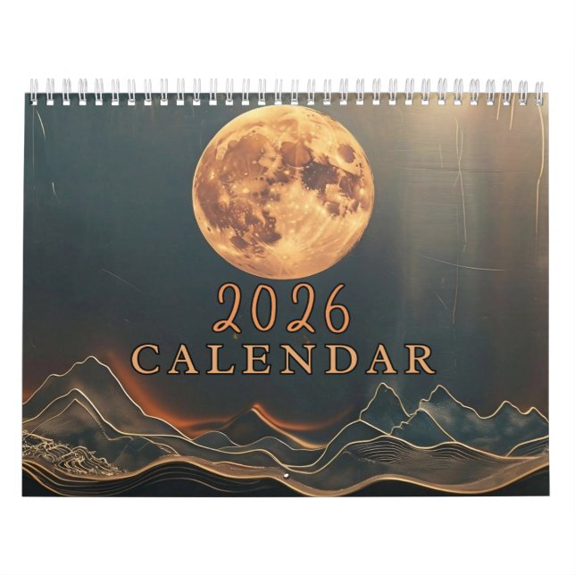 2026 Customisable Celestial - Add Your Photos Calendar (Cover)