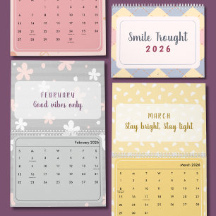 2026 Cute Quote Calendar