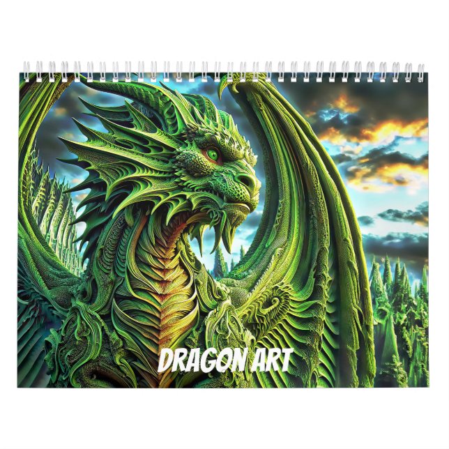2026 Dragon Art Calendar (Cover)