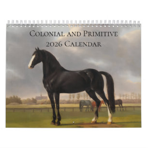 2026 Early American Art Wall Calendar