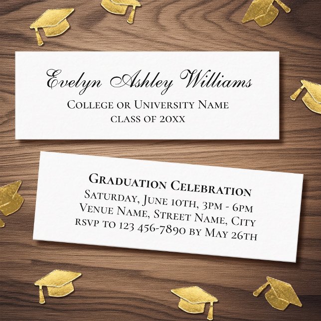 2026 Elegant Graduation Script Invitation Cards (Creator Uploaded)