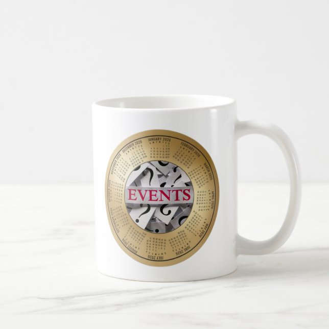 2026 Events Calendar Coffee Mug (Right)