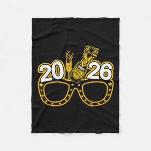 2026 Eyegles For New Year’s Eve Party Funny Party  Fleece Blanket