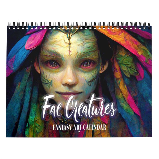 2026 Fae Creatures Fantasy Art Calendar (Cover)