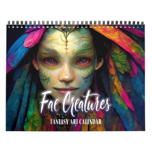 2026 Fae Creatures Fantasy Art Calendar