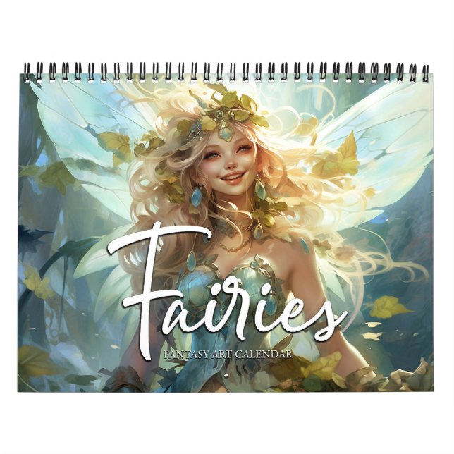 2026 Fairies 8 Fantasy Art Calendar (Cover)
