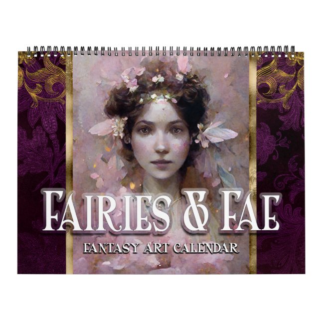 2026 Fairies & Fae 1 Fantasy Art Calendar (Cover)