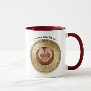 2026 Family Are Friends Calendar Coffee Mug