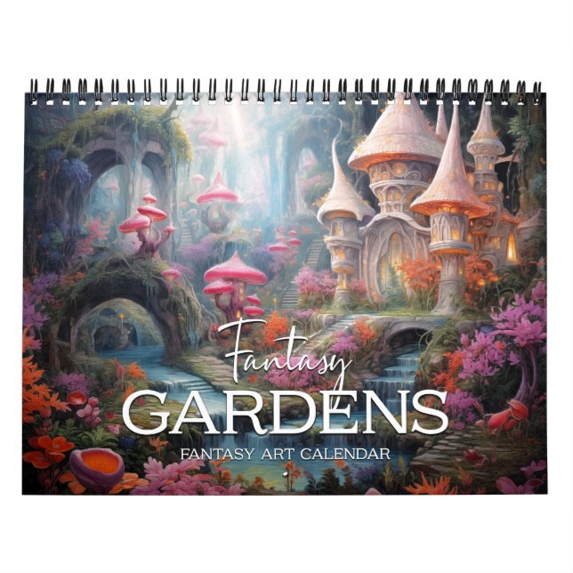 2026 Fantasy Gardens 2 Calendar (Cover)