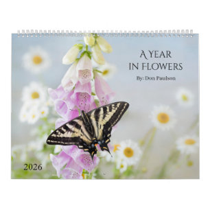2026 Floral Photography Wall Calendar