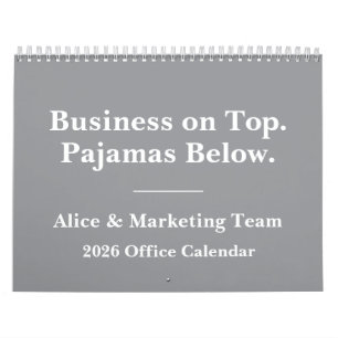 2026 Funny Office Remote Work Humor Calendar