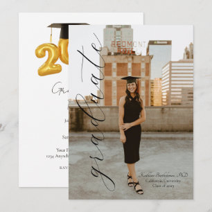 2026 Graduation Announcement & Party Invitation