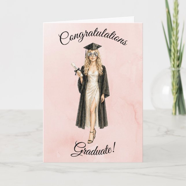 2026 Graduation Card Girl (Front)