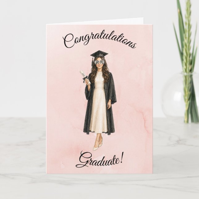 2026 Graduation Card Girl (Front)