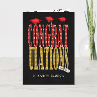 2026 Graduation for Grandson Card