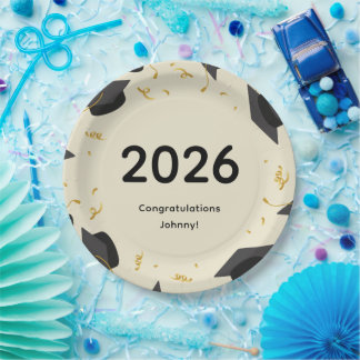2026 Graduation Paper Plates