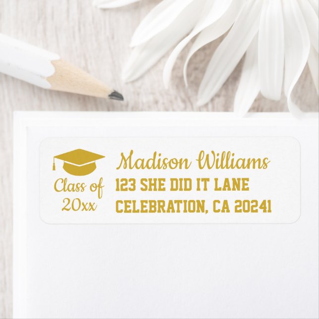 2026 Graduation Personalised Grad Return Address (Insitu)
