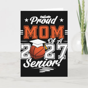 2026 Graduation Proud Mum Of A Sketll Senior _4  Card