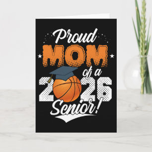 2026 Graduation Proud Mum Of A Sketll Senior  Card