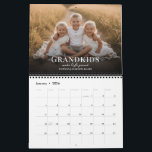 2026 Grandkids Make Life Grand Custom Photo  Calendar<br><div class="desc">Bring joy to every month of the year with this Custom Grandkids Photo Calendar, designed especially for proud grandparents who love showing off the sweet faces that brighten their lives. This sentimental, heartwarming calendar features 12 customizable photo spaces, one for each month, making it easy to highlight each grandchild or...</div>