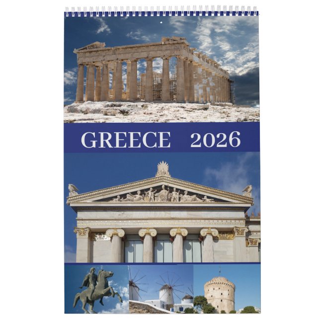 2026 Greece Calendar (Cover)