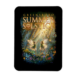 2026 Greensboro Summer Solstice Festival Souvenir Magnet