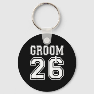 2026 Groom Engagement Party Matching Honeymoon Key Ring