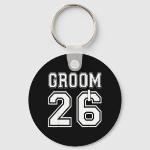 2026 Groom Engagement Party Matching Honeymoon Key Ring