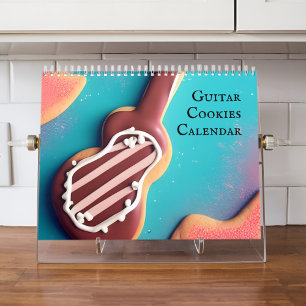 2026 Guitar Cookies for Unique Music & Baking Fans Calendar