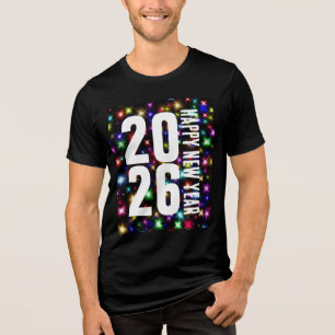 2026 Happy New Year-45345 Tri-Blend Shirt