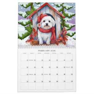 2026 Happy New Year Calendar 12 Full Color Artwork