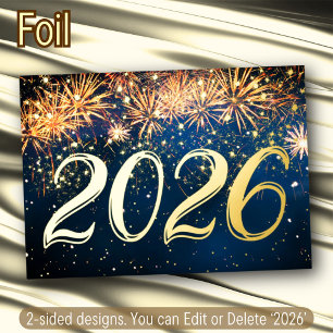 2026 Happy New Year Eve Fireworks Christmas Party