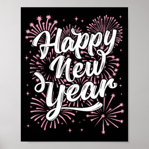 2026 Happy New Year Eve Party Firework Men Women K Poster