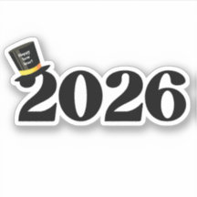 2026 happy new year, funny cute hat stylish