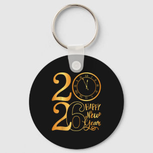 2026 Happy New Year Key Ring