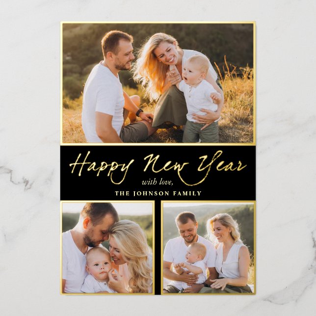 2026 Happy New Year Photo Collage (Front)