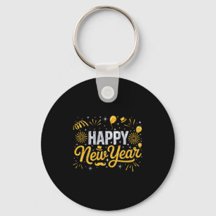 2026 Happy New Year's Eve Party Crew Squad Family  Key Ring