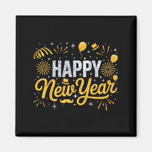 2026 Happy New Year's Eve Party Crew Squad Family  Magnet