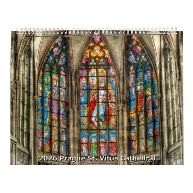 2026 Interior of St.Vitus Cathedral Calendar (Cover)
