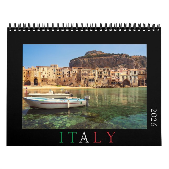 2026 Italy landscape photography Calendar (Cover)
