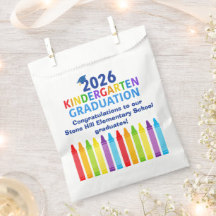 2026 Kindergarten Graduation Custom School Party Favour Bags